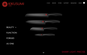 kikusumiknife website brand